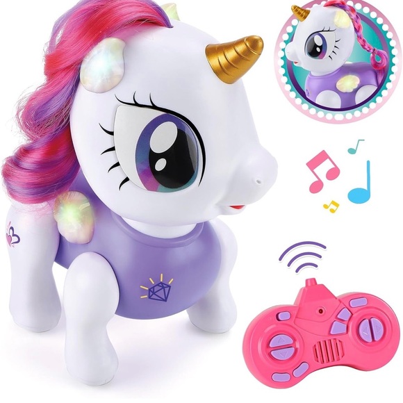 Other - Unicorn Remote Control Toy stem toy - Pink and Purple